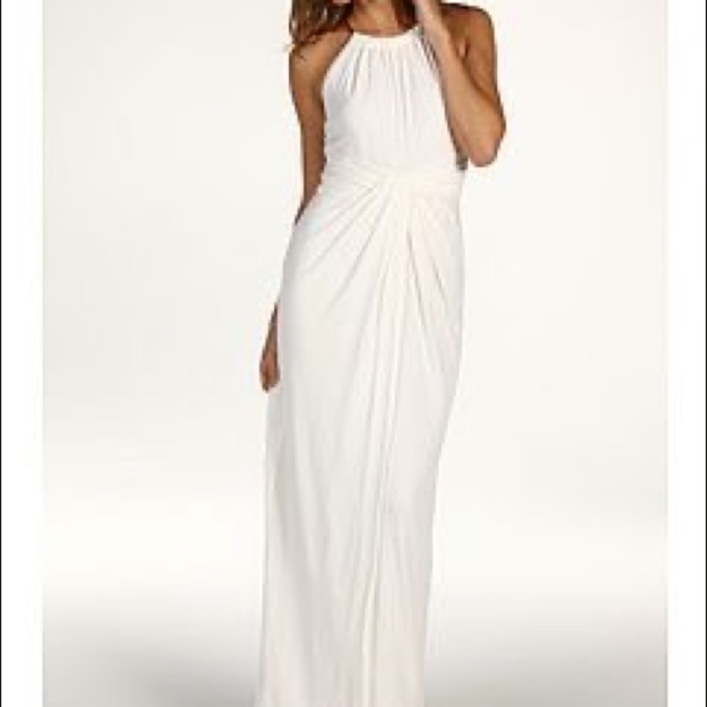 Calvin Klein White Long Dress